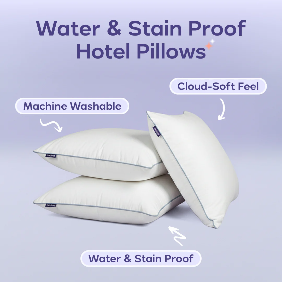 Mellow Hotel Pillow Waterproof & Stain-Resistant
